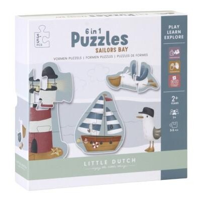 Puzzle 6 en 1 Little Dutch Colección Sailor Bay