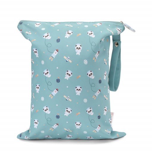 Bolsa Impermeable Grande mod. Pandas in Space Personalizable - Tutete [1]