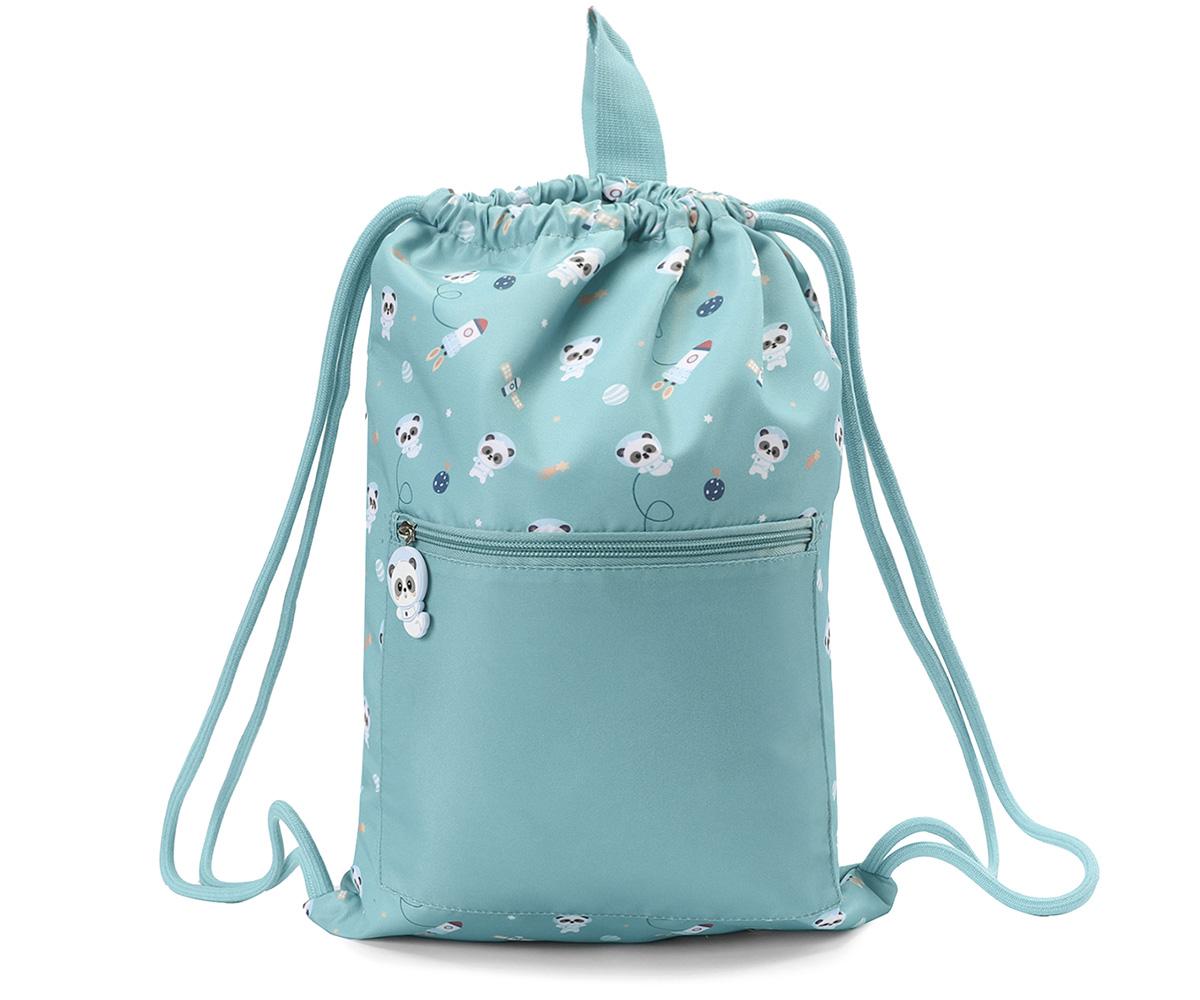 Mochila Saco Impermeable mod. Pandas in Space Personalizable - Tutete