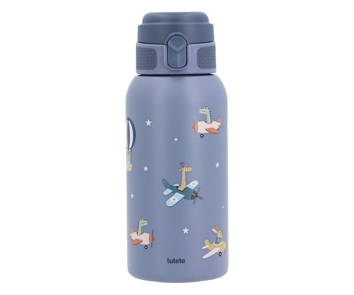 Botella térmica infantil de acero inoxidable mod. Planes - 500 ml
