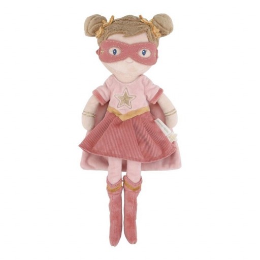 ​Muñeca blandita Superheroína Rosa 35 cm – Little Dutch