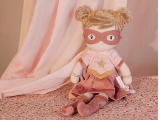 ​Muñeca blandita Superheroína Rosa 35 cm – Little Dutch [5]