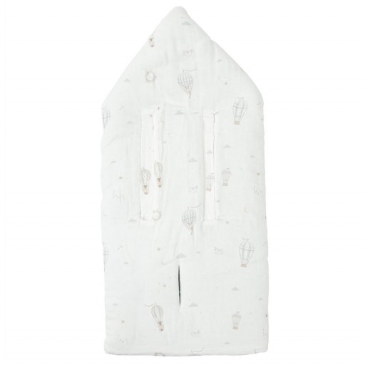 Saco arrullo con capucha Blue Sky – Bimbidreams [1]