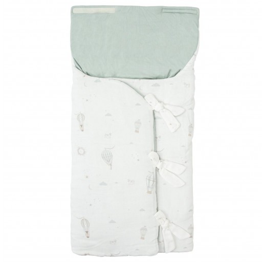 Saco arrullo con capucha Blue Sky – Bimbidreams [2]