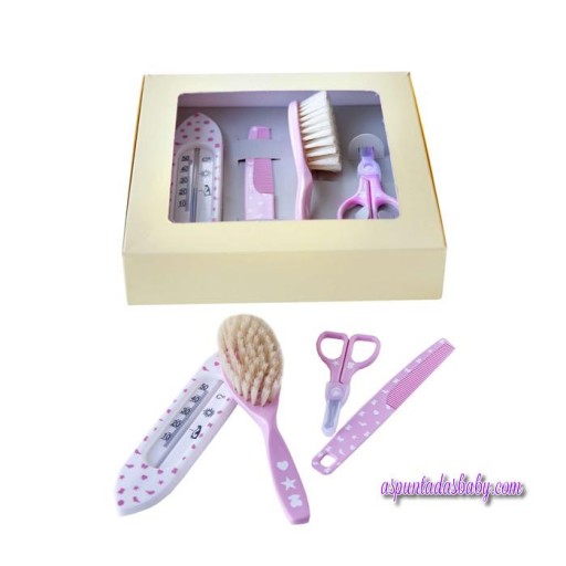 Set Baño Baby Tous color rosa.  [0]