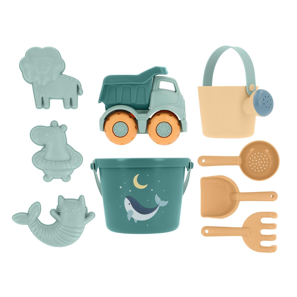 Set de Juguetes de Playa Whale Teal Monnëka