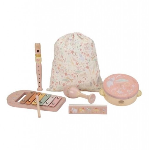 Set Musical Rosa Safari Friends - Little Dutch