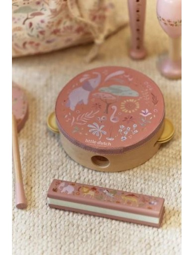 Set Musical Rosa Safari Friends - Little Dutch [2]