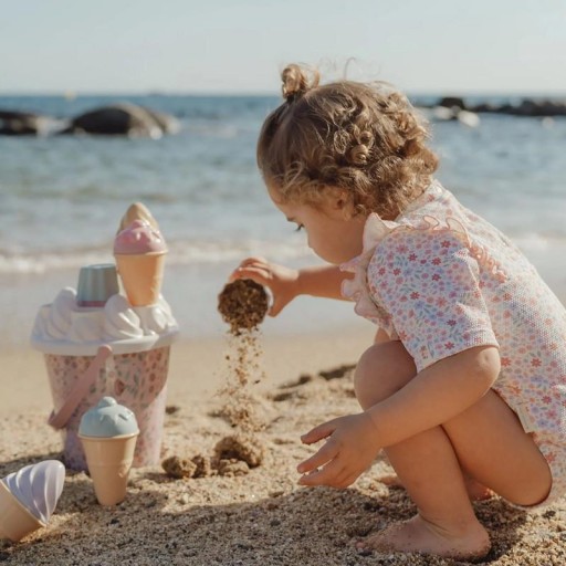 Set de cubo de helados Little Dutch Ocean Dreams Rosa [3]