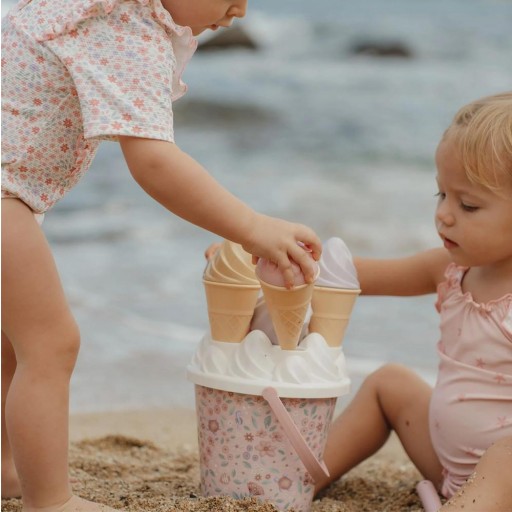 Set de cubo de helados Little Dutch Ocean Dreams Rosa [4]