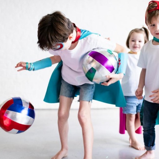 ​Set de Superhéroe Azul para Niños de Ratatam - Disfraz Completo con Capa, Antifaz y Muñequeras [2]