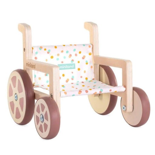 Silla de Ruedas para Muñecos 100% FSC Miniland