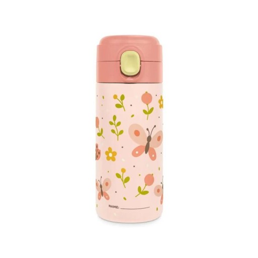 Steel Junior Bottle Butterfly de Miniland – Botella infantil de acero inoxidable 320 ml