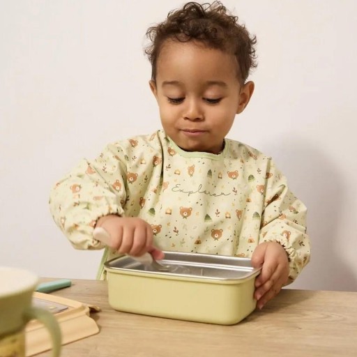 Steel Lunchbox Explorer de Miniland – Lunchbox infantil de acero inoxidable 800 ml [3]