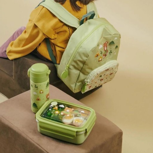 Steel Lunchbox Explorer de Miniland – Lunchbox infantil de acero inoxidable 800 ml [4]