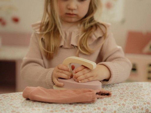 ​Tabla de planchar de madera con plancha Little Dutch FSC [4]