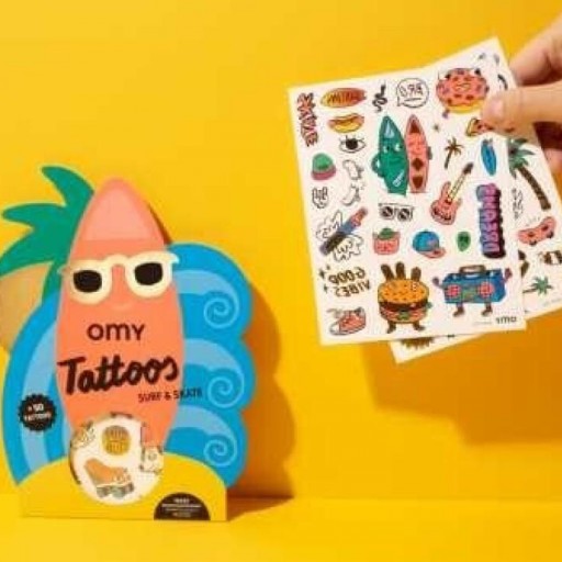 ​Tatuajes Temporales OMY Mod. Surf & Skate – 50 Unidades [3]