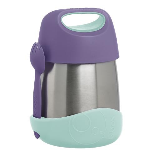 Termo con cuchara-tenedor 335 ml – Lilac Pop (B.box) [2]