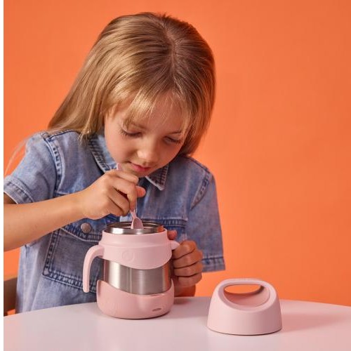 ​Termo con cuchara-tenedor 335 ml B.Box – Blush Crush [3]