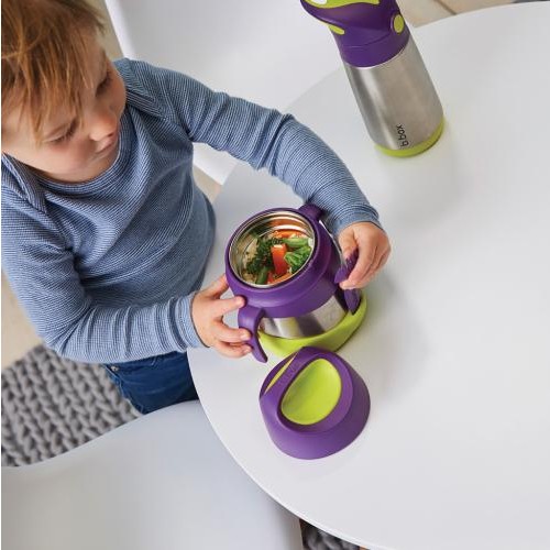 ​Termo con cuchara-tenedor 335 ml B.Box – Esmerald Forest  [2]