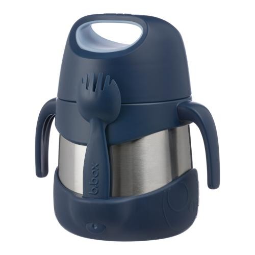 ​Termo con cuchara-tenedor 335 ml B.Box – Midnight [0]