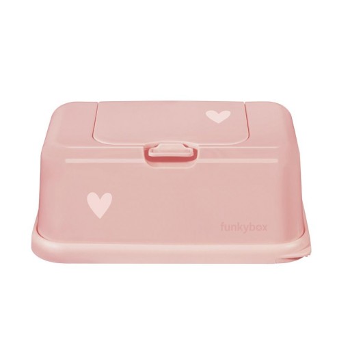 Caja Toallitas Funkybox mod. Corazón rosa pastel