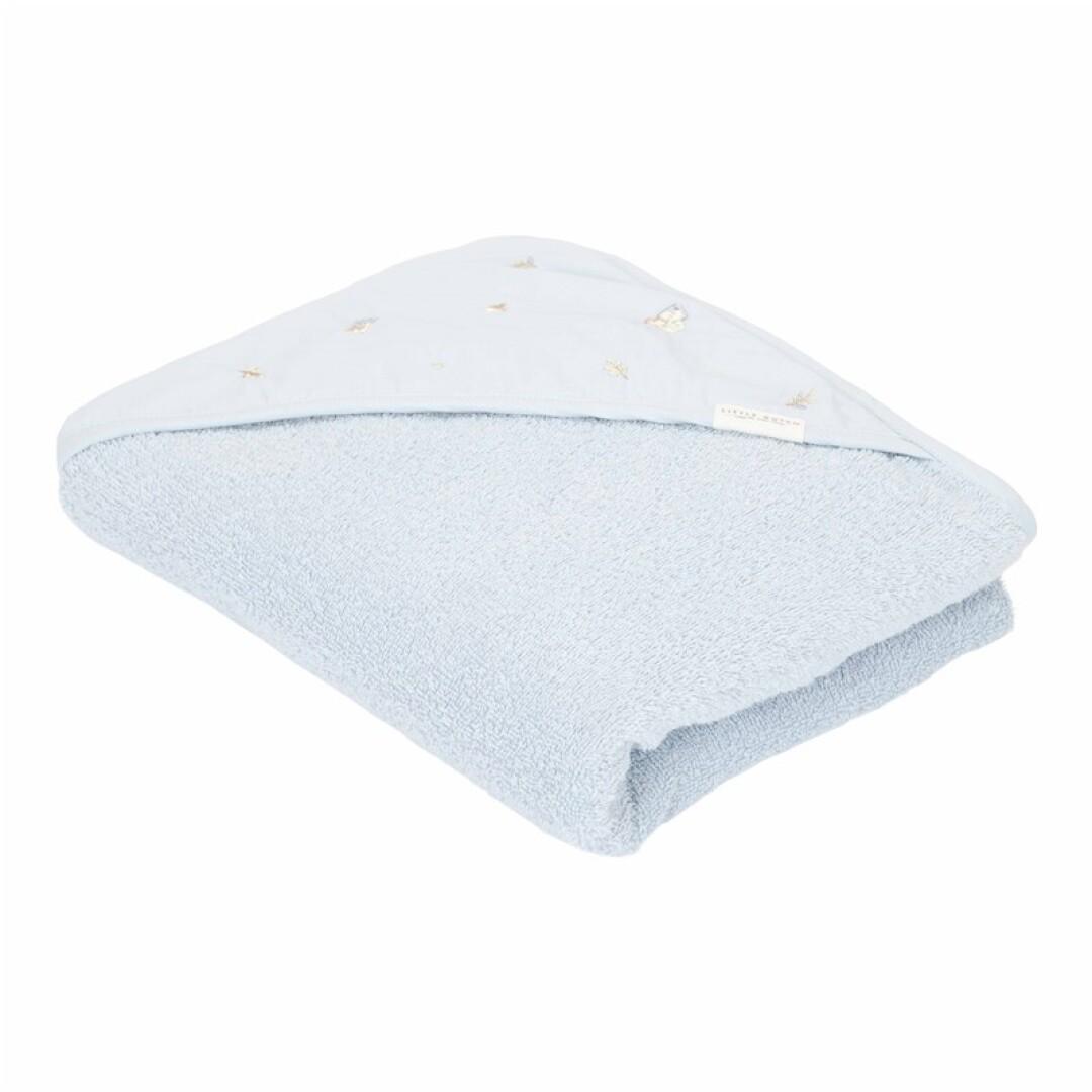 Capa de Baño Bordada Azul Denim Little Dutch