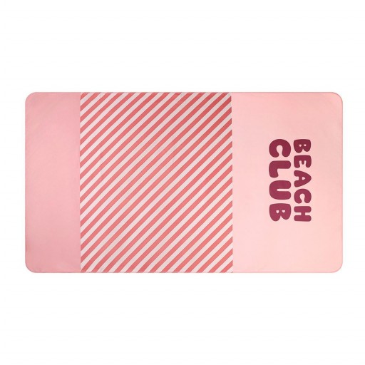 ​Toalla de Microfibra Monnëka Mod. Stripes Bloom & Blush [0]