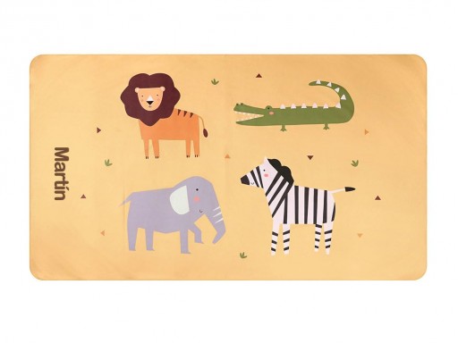 TToalla Playa Microfibra Wild Animals Personalizable Monnëka [2]