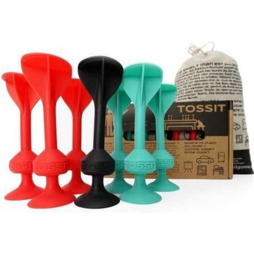 Set Starter de 7 Dardos de Silicona con Ventosa Rojo + Verde - TOSSIT