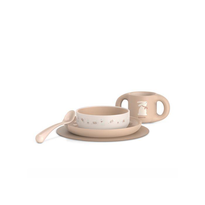 Vajilla Infantil Suavinex Wonderland Beige +6 Meses