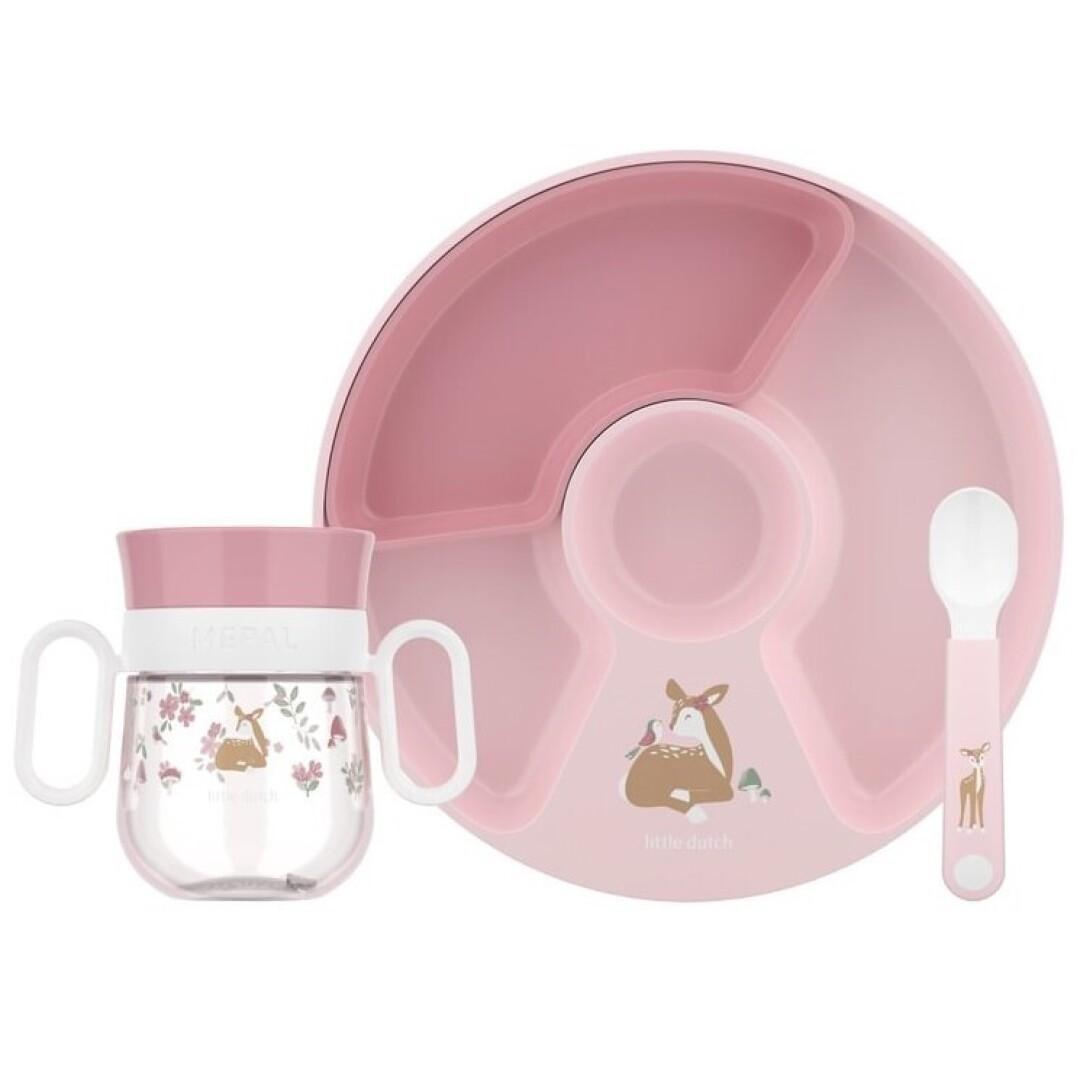 Vajilla infantil MIO Fairy Garden 3 piezas - Little Dutch