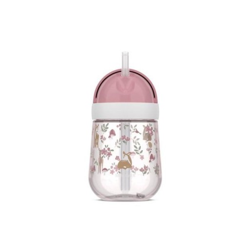 ​Vaso con pajita Mio 300 ml – Colección Fairy Garden de Little Dutch