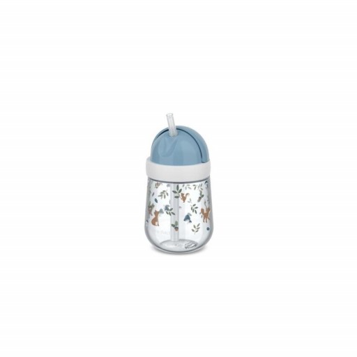 ​Vaso con pajita Mio 300 ml – Colección Forest Friends de Little Dutch [1]