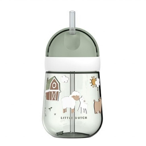 Vaso con Pajita Mio Little Farm Mepal