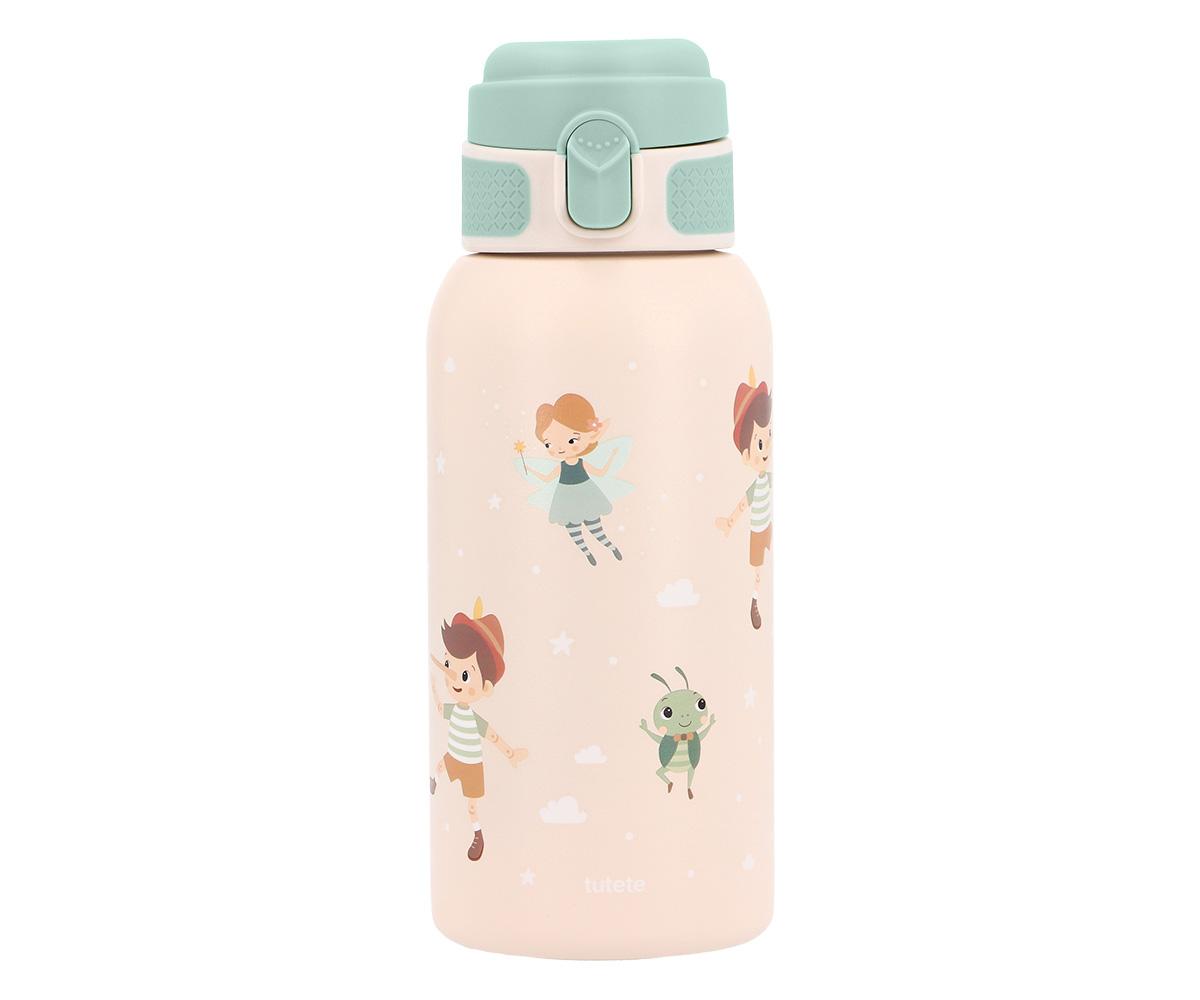 Botella térmica infantil de acero inoxidable mod. The Wooden Boy - 500 ml