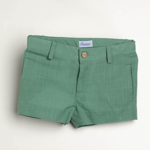 Pantalón Ancar lino color verde.