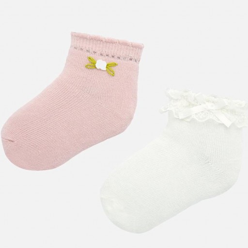 Set calcetines aplique bebé niña