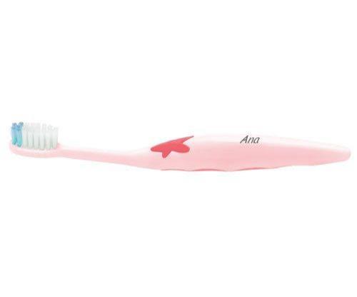 Cepillo Dental Suave Infantil Rosa Personalizado
