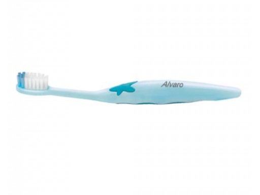Cepillo Dental Suave Infantil Azul Personalizado [0]
