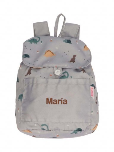 Mochila Pequeña Tela Dinos World Personalizable [3]