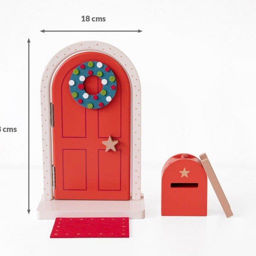 Puerta y Buzón Mágico Rojo y Complementos Puerta Personalizable [2]