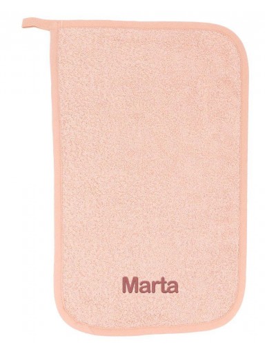 Toalla Guarderia Personalizable Rosa