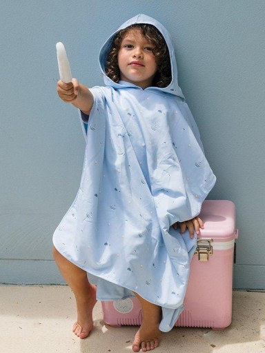Poncho de Playa Fishing Boat