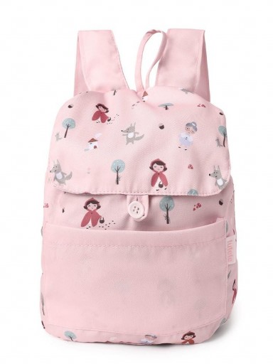 Mochila Pequeña Tela Little Red Personalizable