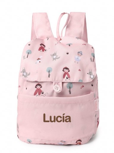 Mochila Pequeña Tela Little Red Personalizable [2]