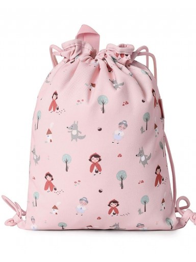 Mochila Saco Tela Little Red Personalizable