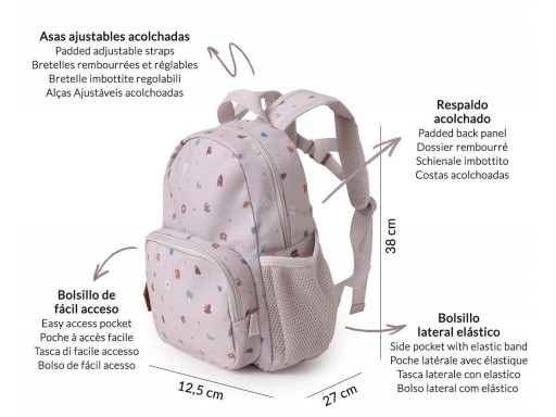 Mochila Infantil Geometric Nature Personalizable [1]