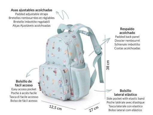 Mochila Infantil The Three Little Pigs Personalizable [1]