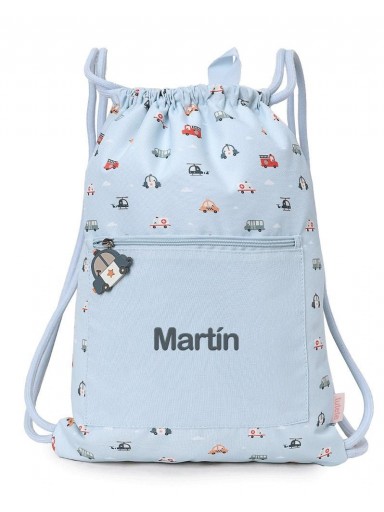 Mochila Saco Impermeable City Cars Personalizable [2]